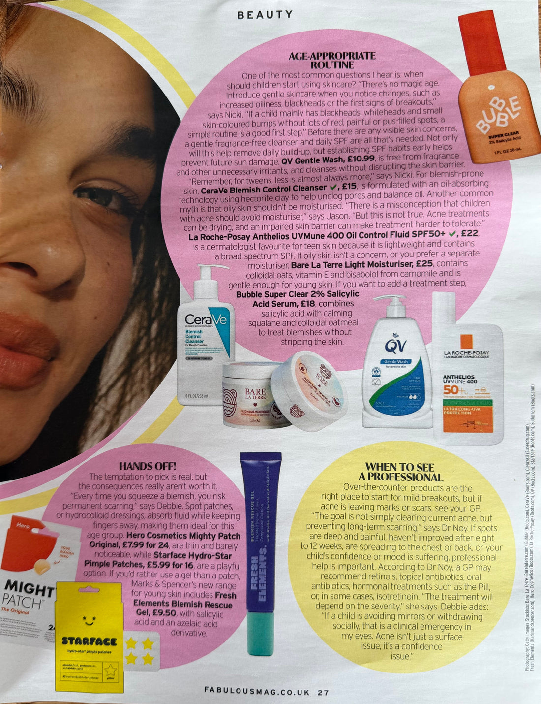Dr Mariana Noy Featured in The Sun’s Fabulous Magazine